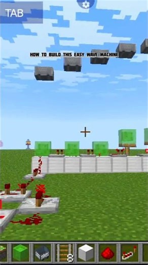 How to build this easy wave machine 💪#shortsfeed #minecraft #subscribe #song #viral#short #shorts