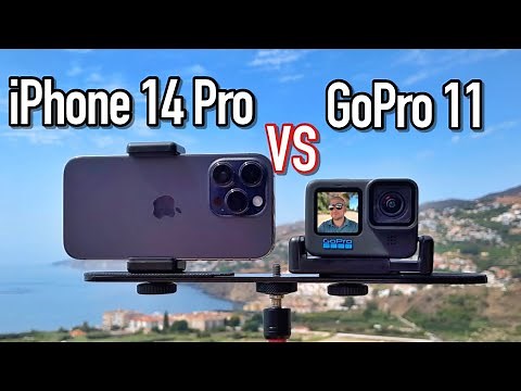 GoPro Hero 11 Black VS iPhone 14 Pro Camera Comparison!