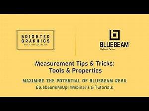 Measurement Tips & Tricks: Tools & Properties in Bluebeam Revu, Brighter Graphics