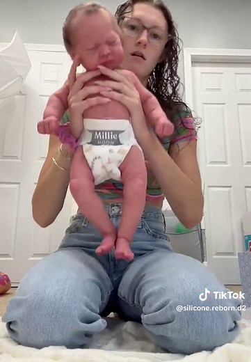 Realistic Movements of a Silicone Baby Doll