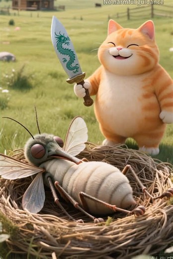 #cartoon #cutecat #orangecat #funny #fatorgangecat | cat