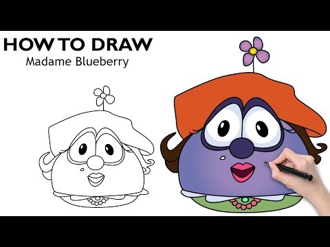 Drawing Madame Blueberry | VeggieTales in the City