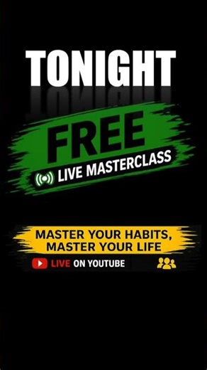 FREE Masterclass – TONIGHT - REPROGRAM YOUR HABITS