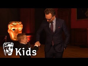 BAFTA Kids Young Presenter Braydon meets Tom Hiddleston