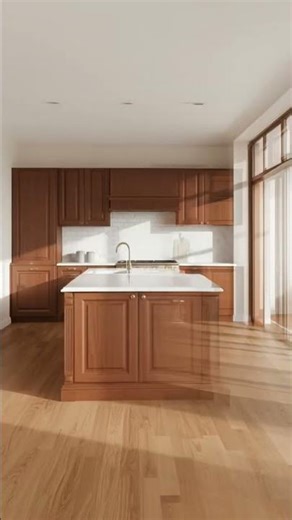 From Empty to Luxury Kitchen 🍽️ | Virtual Home Staging Before & After | Glow Up Home