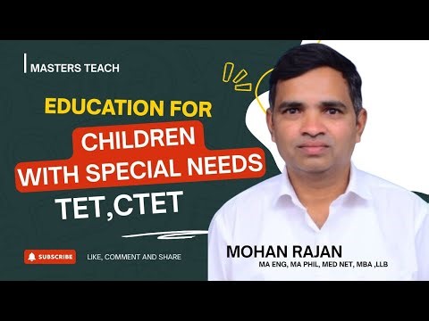 Pedagogy in Special Education | Types, Characteristics & Educational Needs of CwSN | Masters Teach