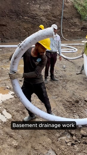 Shagun Gherde on Instagram: "Water under foundation? This drainage stops damage 💧 Water trapped below foundations creates long-term structural risk. This reel shows real subsoil drainage execution on site, explained visually — no theory, only real work. ✔ Perforated drainage pipe ✔ Proper slope toward sump tank ✔ Gravel encasing ✔ Groundwater safely diverted ✔ Water reused later on site Good drainage = strong foundation. 👉 Follow for real construction site execution #SubsoilDrainage #Foundatio