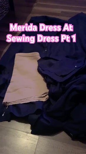 Merida Dress At Sewing Dress Pt 1🌸📱