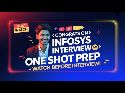 Infosys Written Result Out || Infosys Interview One Shot Video | Must Watch Before Your Interview