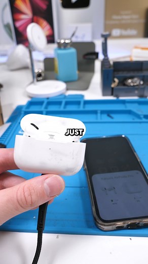 1.1M views · 10K reactions | Her Airpods Weren't charging | Phone Repair Guru | Facebook