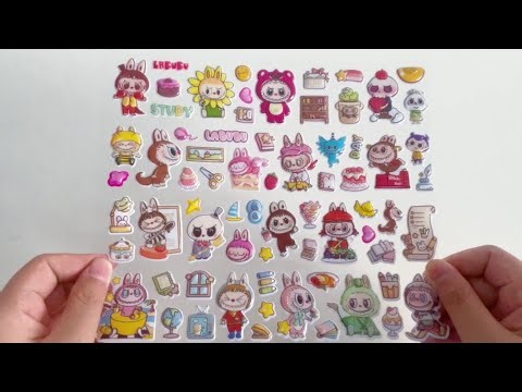 Super cute Labubu sticker show!