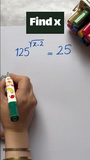 Nice exponent simplification math problem #math #exponentmath
