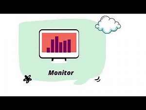 Computer monitor for kids-- grade 1