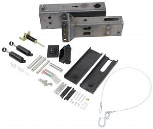 Demco Unassembled Hydraulic Brake Actuator - Drum - Raw - 8" Adjustable Channel Center - 20K Demco B