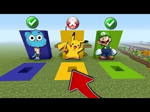 NE SAUTER PAS DANS LE MAUVAIS TROU MINECRAFT !