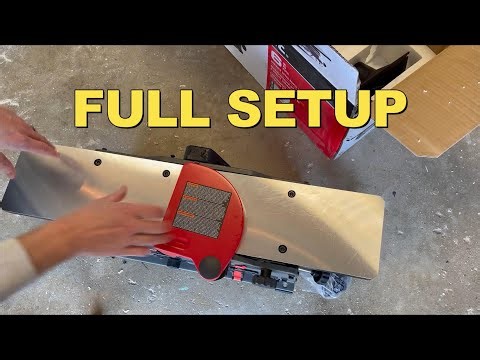 Full Unboxing, Setup and Demo of Porter Cable 6-Speed Benchtop Jointer