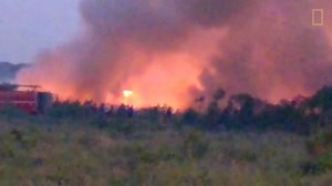 In the past year, the lake has had two major fires. | National Geographic