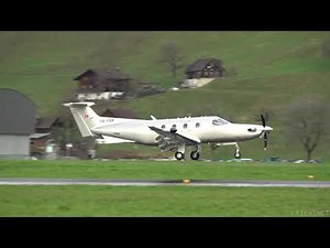 Pilatus PC-12 NG - Dead Stick Landing