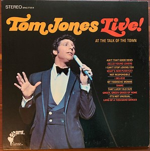 Tom Jones - Tom Jones Live! At The Talk Of The Town