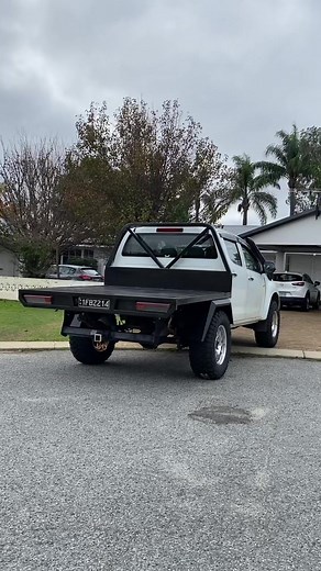 Bullbar needed, but version 2 is here🤑#tray#chromies #dmax #builtnotbought #4x4 #fyp