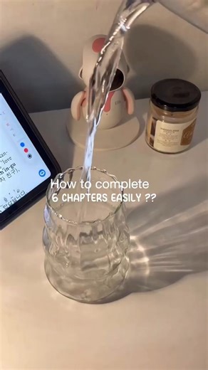 How to complete 6 chapters easily #study #studywithme