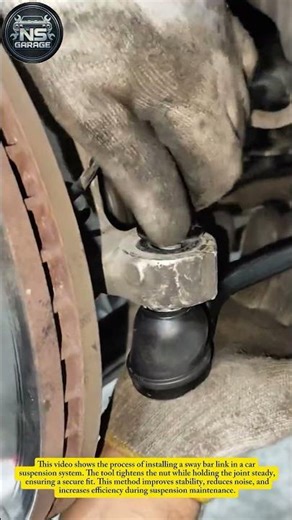 Sway Bar Link Replacement | Easy Car Suspension Repair Process#mechanic #shorts #usa