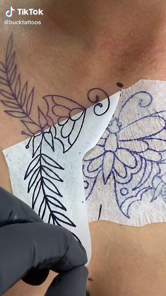 Butterfly chest tattoo #tattoo #tattoos #traditionaltattoo #fyp #foryou #foryoupage