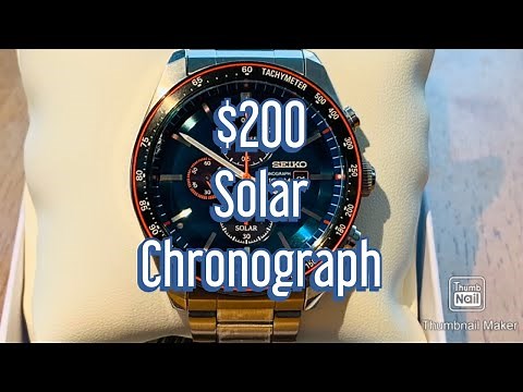 Seiko Solar Chronograph SSC717P1 Review