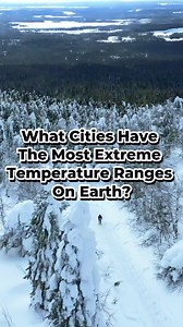 What cities have the most extreme temperature ranges on earth? From the freezing depths of winter to the scorching heat of summer, these five destinations boast the most extreme temperature ranges on Earth! Starting with Ulaanbaatar, Mongolia—the coldest capital city—where temperatures swing from -44°F to 102°F. Next, Fort Vermilion, Canada, shocks with winters hitting -78°F and summers reaching 102°F. Yakutsk, Russia, the coldest city globally, surprises with a temperature range of -84°F to 101