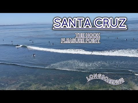 Santa Cruz Surfing | The Hook Pleasure Point Long Waves