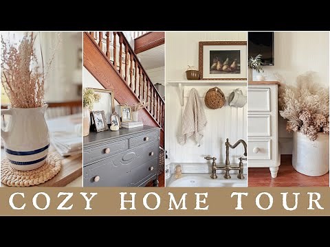 Cozy Home Tour - Simple Cottage Farmhouse Decor