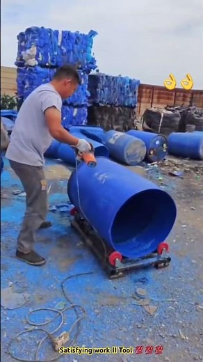 How they recycle plastic barrels process