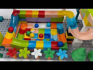 Epic Marble Race! Red vs Blue in the Block Maze 🔴🔵