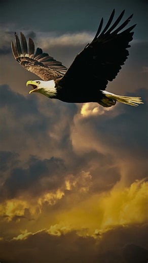 🦅 American Bald Eagle symbolizes freedom, strength, and national pride.