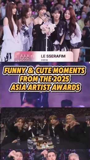 Funny & Cute Moments From AAA 2025 #kpop #shorts