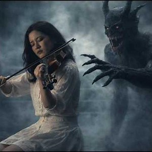 Her Obsession with Music Summoned Evil😱 / #horrorshort