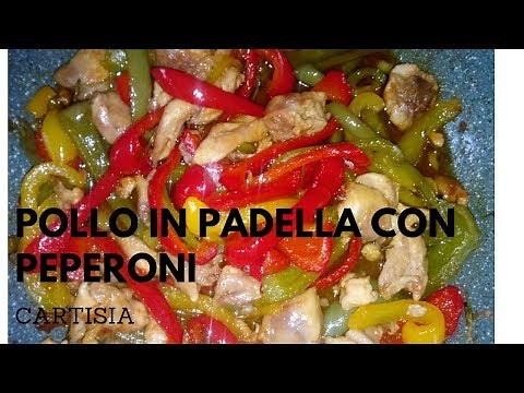 Pan-fried Chicken with Peppers: Tasty and Delicious