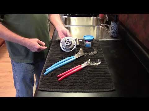 Tools to Replace a Kitchen Sink Basket Strainer