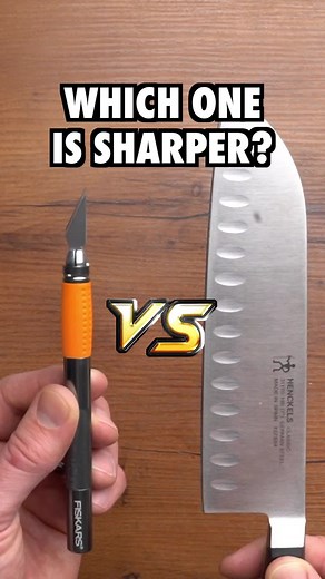 Henckels Knife vs. X Acto Knife: Sharpening Showdown