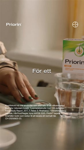 Priorin® Kapslar, tillför näring direkt till hårrötterna – inifrån! Testa du också! | Bayer Sverige