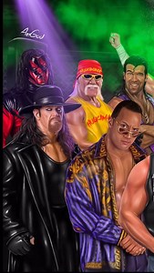 3.4K reactions · 599 shares | The best era #wwf #wcw #wwe Art ️ by me Canvas prints: darealicon.com #art #explorepage #wrestling #wrestlemania | Darealicon | Facebook
