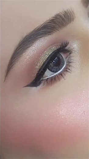 decent party makeup#viral #soft glam look makeup#eye makeup by abrish