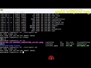 How to execute sh file in Fedora