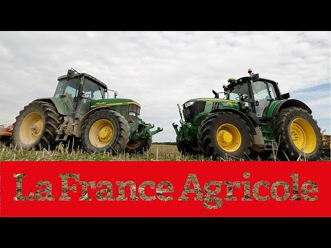 Essai tracteurs : John Deere 6195 M vs 7810