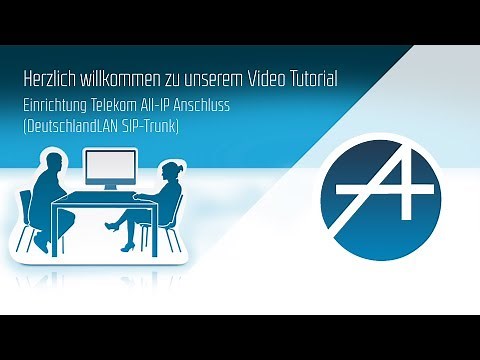 Einrichtung eines Telekom VoIP Account (DeutschlandLAN SIP-Trunk)