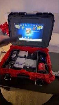 Milwaukee Gamebox build! Follow for V2. #retrogaming #milwaukee #retro #nostalgia #packout #camping