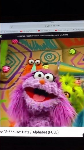 Sesame Street Monster Clubhouse ABC Alphabet Song
