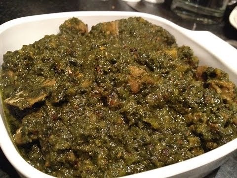 Saag Gosht (Lamb and Spinach curry)
