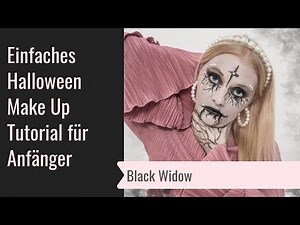 Einfaches Halloween Make Up Tutorial für Anfänger