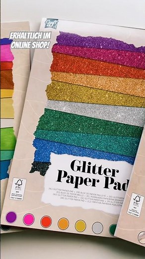 Glitzerpapier, Glitter Cardstock, Papier, basteln, Papercraft, Bastelshop
